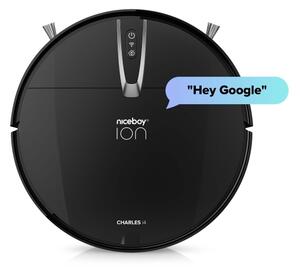 Niceboy ION Charles i4 - Chytrý robotický vysavač 2v1 4400 mAh Wi-Fi černá + DO