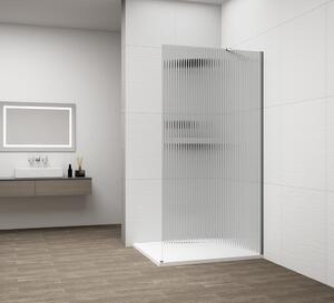 Polysan, ESCA WHITE MATT jednodílná sprchová zástěna pro instalaci ke stěně, kouřové sklo, 700 mm, ES1270-03