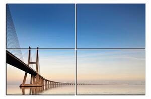 Obraz na plátně - Most Vasco da Gama 1245E (120x80 cm)