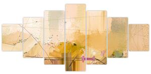 Obraz - Abstrakce, olejomalba (210x100 cm)