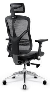 Ergonomická židle Diablo V-Basic: černo-šedá