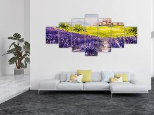 Obraz - Provance, Francie, olejomalba (210x100 cm)