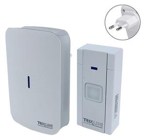 Bezdrátový zvonek do zásuvky BELL 230V + 1x23A bílá