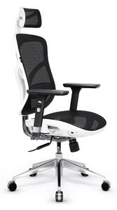 Ergonomická židle DIABLO V-BASIC: bílo-černá Diablochairs