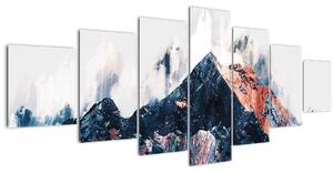 Obraz - Abstraktní hora (210x100 cm)