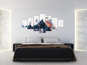 Obraz - Abstraktní hora (210x100 cm)