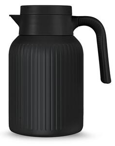 Černá termoska z nerezové oceli 1,5 l Trine – Sagaform
