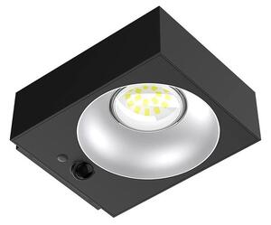 Viking - LED Stm. solární nástěnné svítidlo se senzorem LED/2W/3,7V IP65 4000K