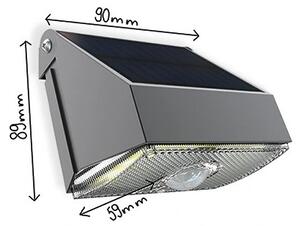 Viking - LED Solární nástěnné svítidlo se sen LED/3,7V IP54 3000/4000K