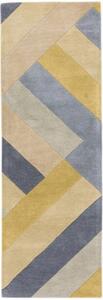 Žlutý koberec Jigsaw Ochre Grey Rozměry: 66x200 cm