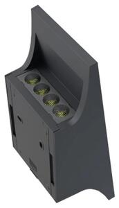 Viking - LED Stm. solární nástěnné svítidlo LED/1,5W/3,7V IP65 4000K 2000 mAh