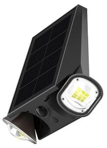 Viking - LED Stm. solární nástěnné svítidlo se senzorem LED/1,3W/3,7V IP44 4000K