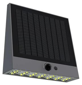 Viking - LED Stm. solární nástěnné svítidlo se senzorem LED/2W/3,7V IP54 4000K
