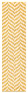 Tribeca Design Kusový koberec Jars Yellow Chevron Rozměry: 66x240 cm