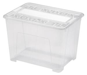 Úložný box TEX BOX 21 l čirá