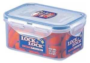 Dóza na potraviny LOCK 0,6 l modrá/čirá