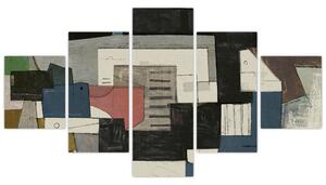 Obraz - Abstrakce, kubismus (125x70 cm)