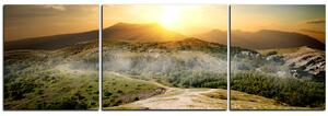 Obraz na plátně - Krásné hory - panoráma 5216C (90x30 cm)
