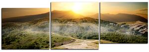 Obraz na plátně - Krásné hory - panoráma 5216E (150x50 cm)