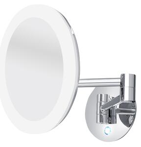 Kosmetické zrcadlo s osvětlením nástěnné, zvětšovací make-up zrcátko NIMCO ZK 20265P-26