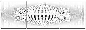 Obraz na plátně - Abstraktní geometrická sfera - panoráma 5218C (90x30 cm)