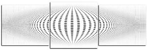 Obraz na plátně - Abstraktní geometrická sfera - panoráma 5218D (150x50 cm)