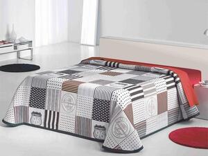Forbyt Oboustranný přehoz na postel Special bordovočerný Barva: béžovošedá, Velikost: 240 x 260 cm