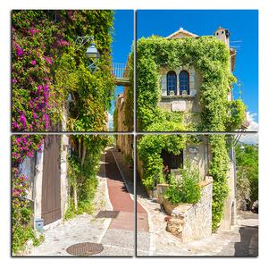 Obraz na plátně - Krásná architektura v Provence - čtverec 3236E (60x60 cm)