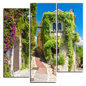 Obraz na plátně - Krásná architektura v Provence - čtverec 3236C (75x75 cm)