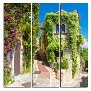 Obraz na plátně - Krásná architektura v Provence - čtverec 3236B (75x75 cm)