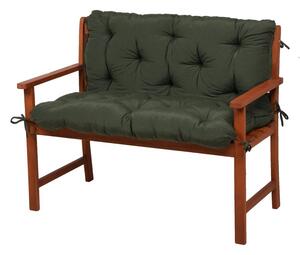 Khaki zahradní podsedáky v sadě 2 ks – na lavici 50x100 cm Selby – Sun Garden