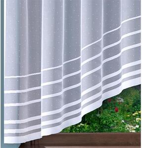 Hotová záclona nebo balkonový komplet, ROMANA, bílá, výběr rozměru - Forbyt Velikost: 300 x 150 cm