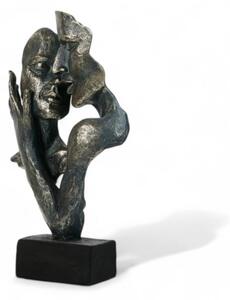Stolní dekorace 31,5x9,5x19 cm pryskyřice/patina