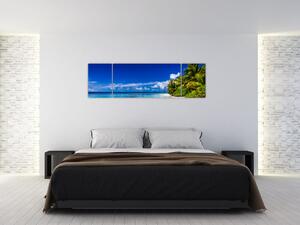 Obraz tropické pláže (170x50 cm)