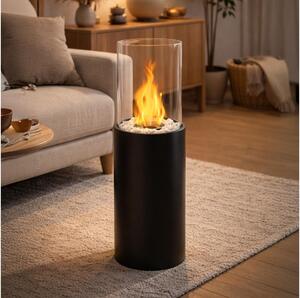 BIO krb ROMA 26,5x80,5 cm 2kW černá + ochranný kryt