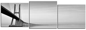 Obraz na plátně - Most Vasco da Gama - panoráma 5245QE (90x30 cm)