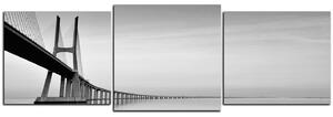 Obraz na plátně - Most Vasco da Gama - panoráma 5245QD (90x30 cm)