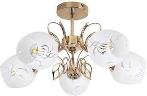 Rabalux Fauna stropní světlo 5x40 W zlatá 5099