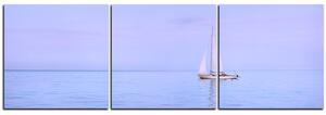 Obraz na plátně - Plachetnice na moři - panoráma 5248B (150x50 cm)
