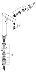 GROHE 32618003 - Umyvadlová baterie PLUS XL lesklý chrom