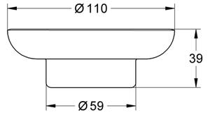GROHE 41182000 - Mýdlenka START 110 mm čirá