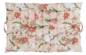Růžová matrace s květy Aix Quilt Wild Flowers - 60*100 cm - Chic Antique