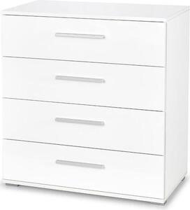 Komoda Lima 77x82x40 cm komoda do obývacího pokoje bílá