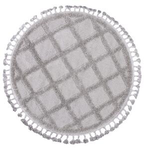 Koberec BERBER 6803 světle šedý kruh