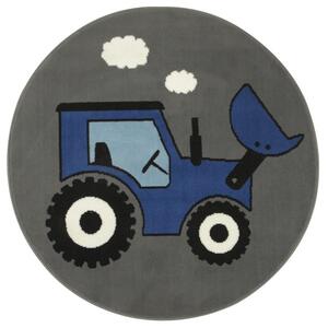 Dětský koberec Luna Kids 534457/94911 Traktor, modrý