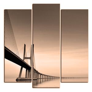 Obraz na plátně - Most Vasco da Gama - čtverec 3245FC (75x75 cm)