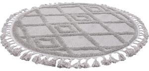 Koberec BERBER 6843 světle šedý kruh