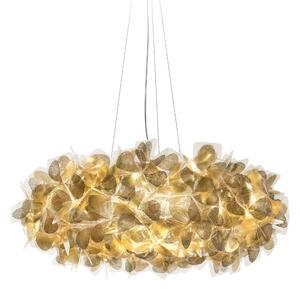 Slamp Clizia Mama Non Mama large gold, designové svítidlo s čirým kabelem, 4x12W E27, prům. 78cm