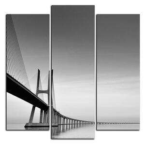 Obraz na plátně - Most Vasco da Gama - čtverec 3245QC (75x75 cm)