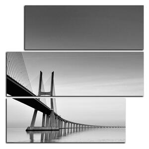 Obraz na plátně - Most Vasco da Gama - čtverec 3245QD (75x75 cm)